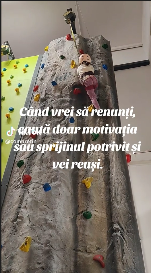 Video Combretin - escaladă terapeutică